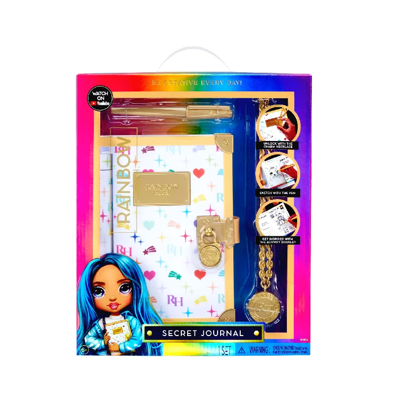  . **Dog collar is luminous and reflective**Rainbow High Secret Journal- Fashion Journal with Lock