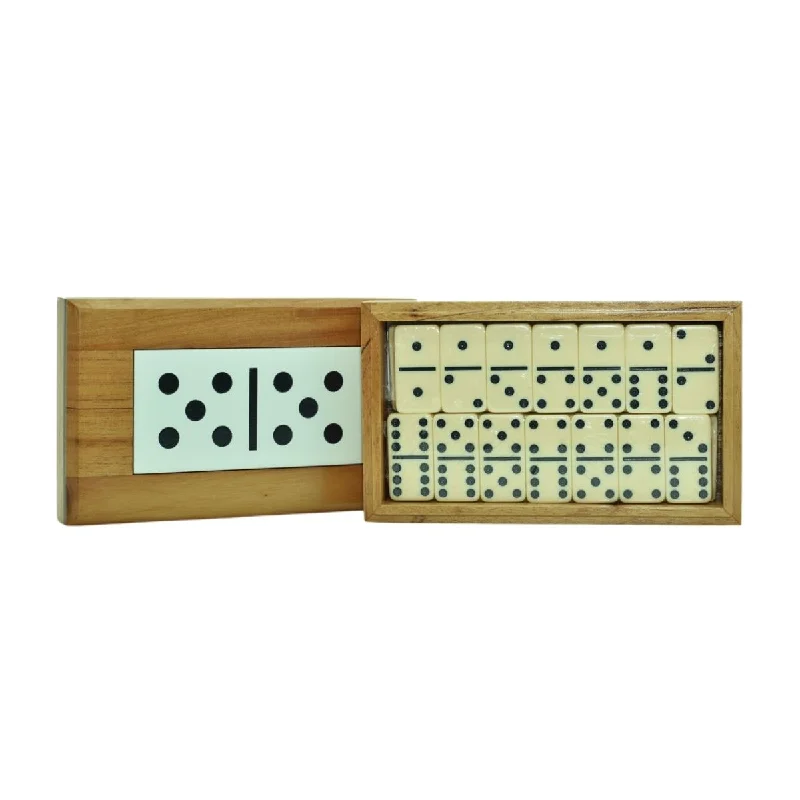 - Natural rubber pet toysArtSmart Dominoes Set in Natural Wood