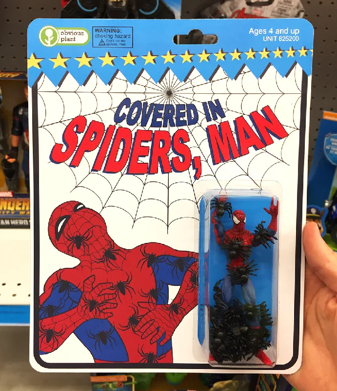 - Wooden pet toy recommendationsCovered in Spiders, Man