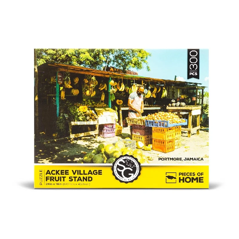 - Cat teasers selectionAckee Village Fruit Stand 300pc Puzzle