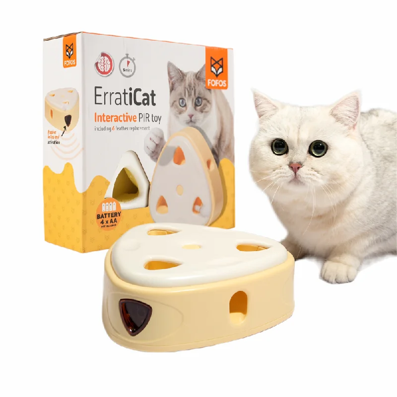 - Smart cat litter box with automatic cleaningFofos Cheese Box Interactive Toy for Cats - Smart cat litter box with automatic cleaningFofos Cheese Box Interactive Toy for Cats