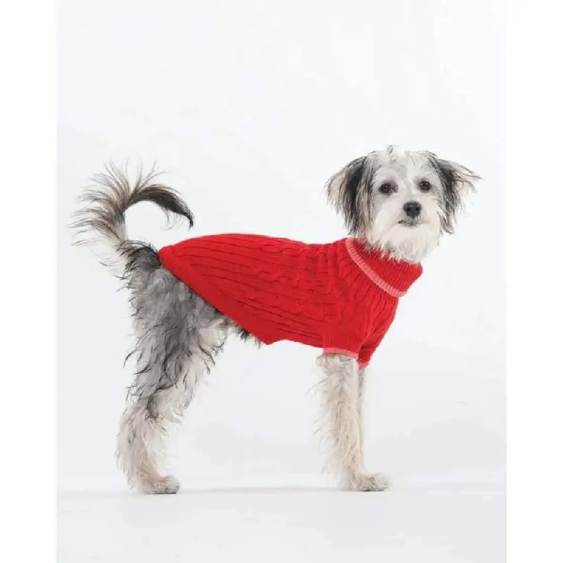 - Air box TSA certified check-inFashion Pet Classic Cable Dog Sweater Red