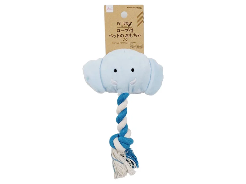 - Dog disposable foam shower gelPet Toys - With Rope - Elephant -