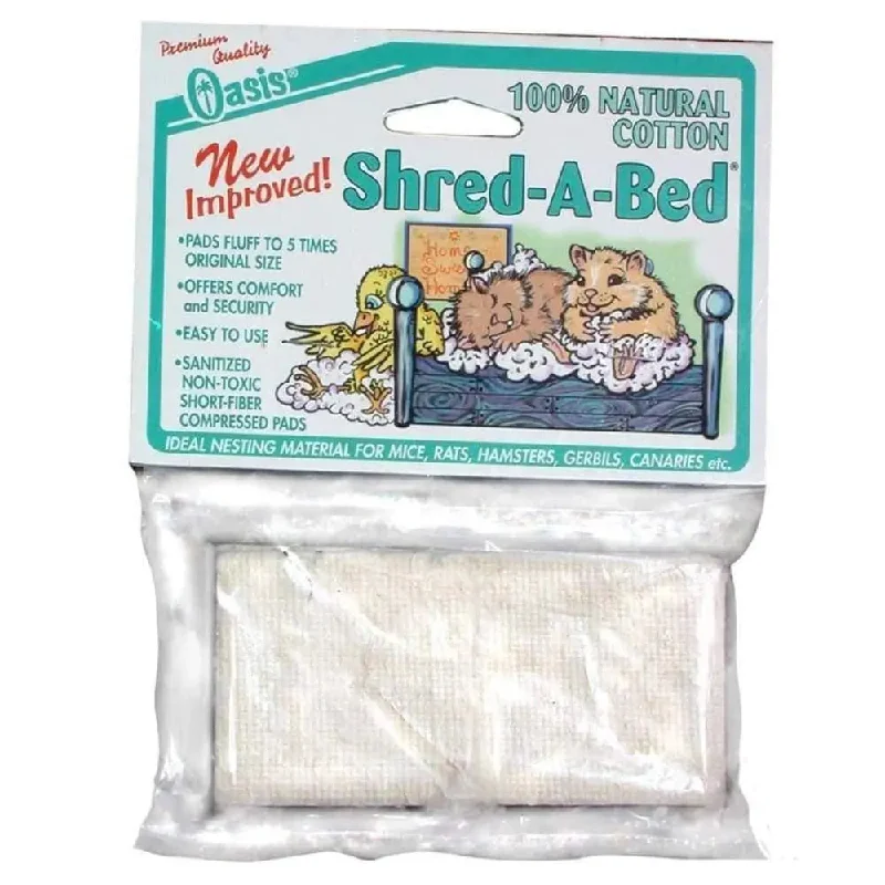 - Custom pet birthday cakeOasis Shred-A-Bed Hamster Bedding White 2 In X 2 in, 6 pk