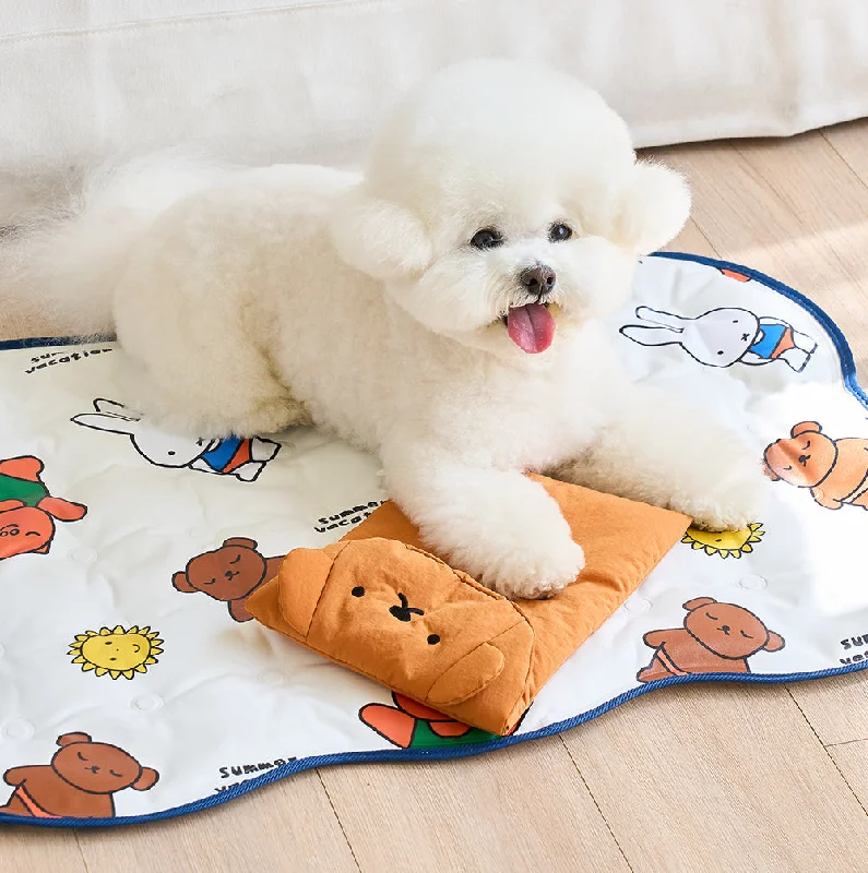 Miffy's Summer Vacation Cooling Gel Mat