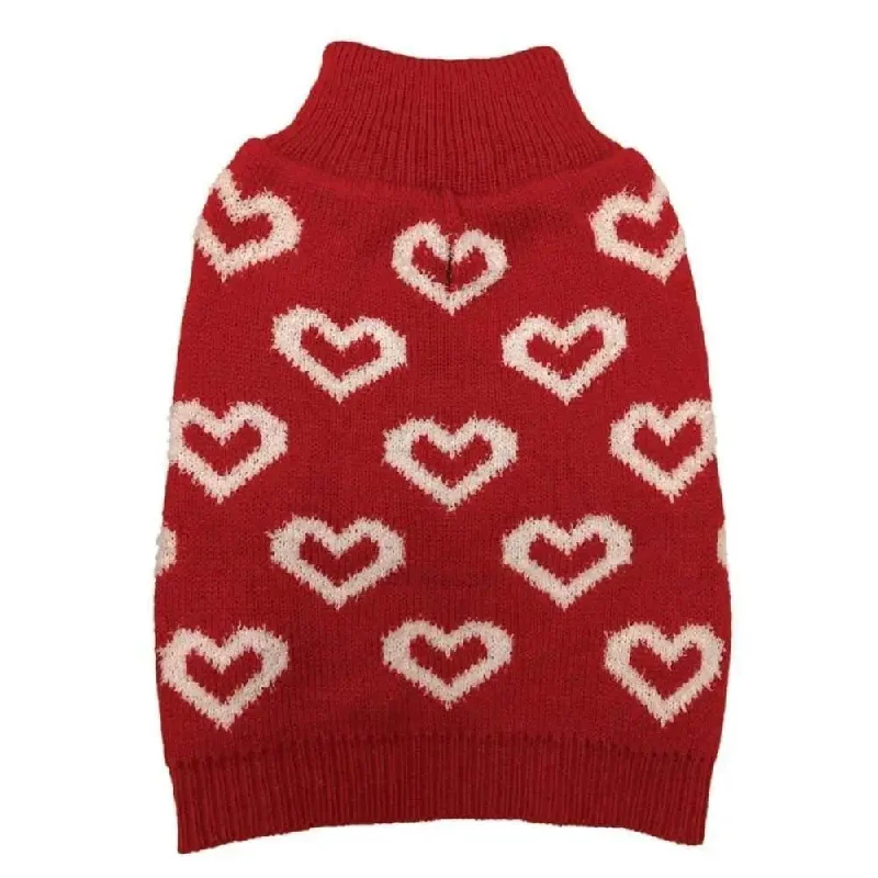 - Dog heart rate monitoring collarFashion Pet Allover Hearts Dog Sweater Red 1ea/Extra-Large - Dog heart rate monitoring collarFashion Pet Allover Hearts Dog Sweater Red 1ea/Extra-Large