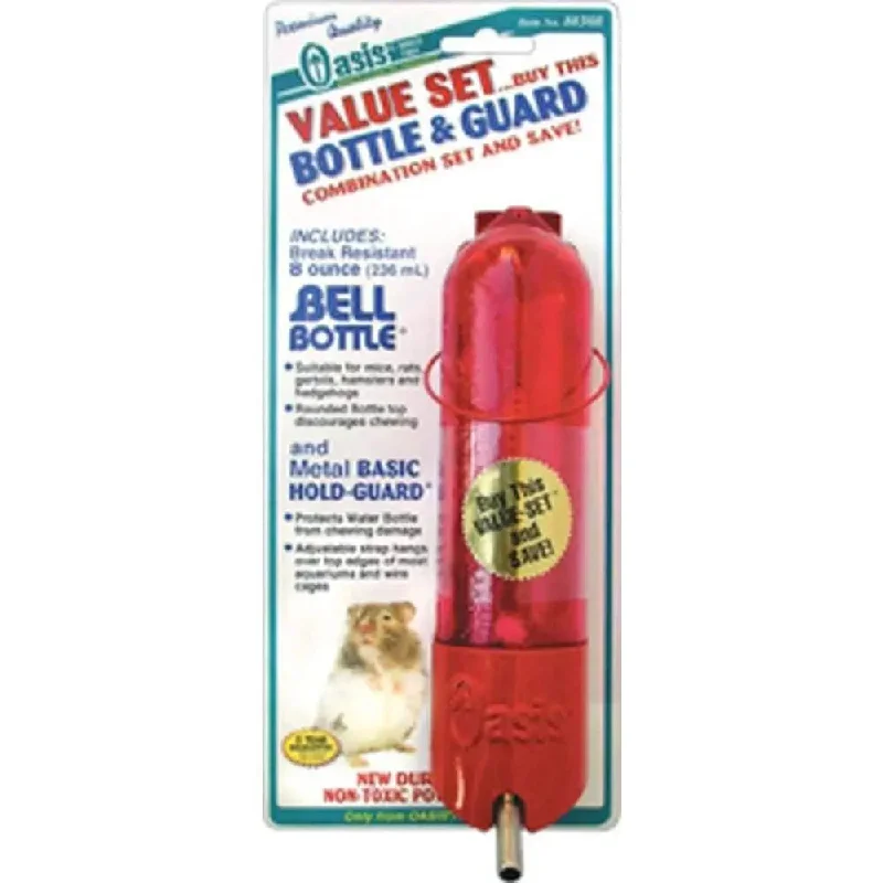 - ​​Pet toys under    yuanOasis Bell-Bottle with Basic HoldGuard for Small Animals Red