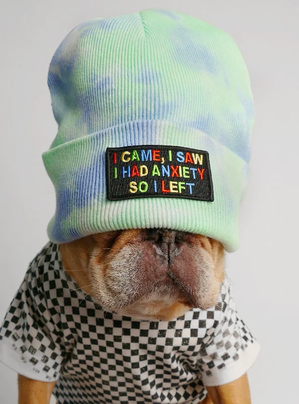 Anxiety Tie Dye Beanie