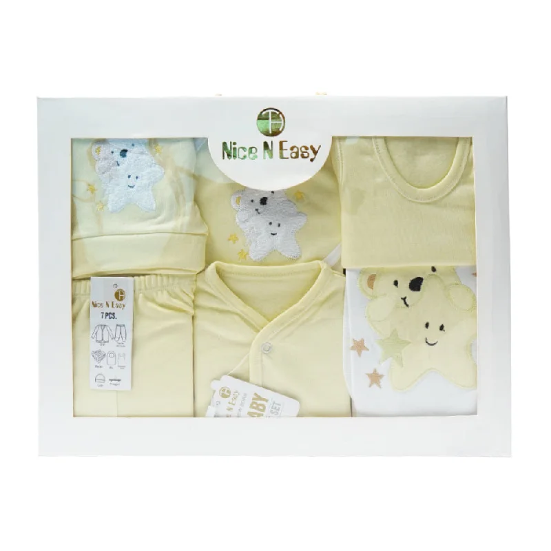 - Smart cat litter box with automatic cleaningBABY GIFT SET 7PCS NICE & EASY MZW-23 YELLOW