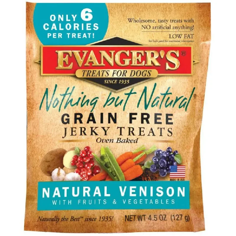 - Pet toys under yuanEvanger's Nothing But Natural Venison Jerky Dog Treats 4.5 oz - Pet toys under yuanEvanger's Nothing But Natural Venison Jerky Dog Treats 4.5 oz