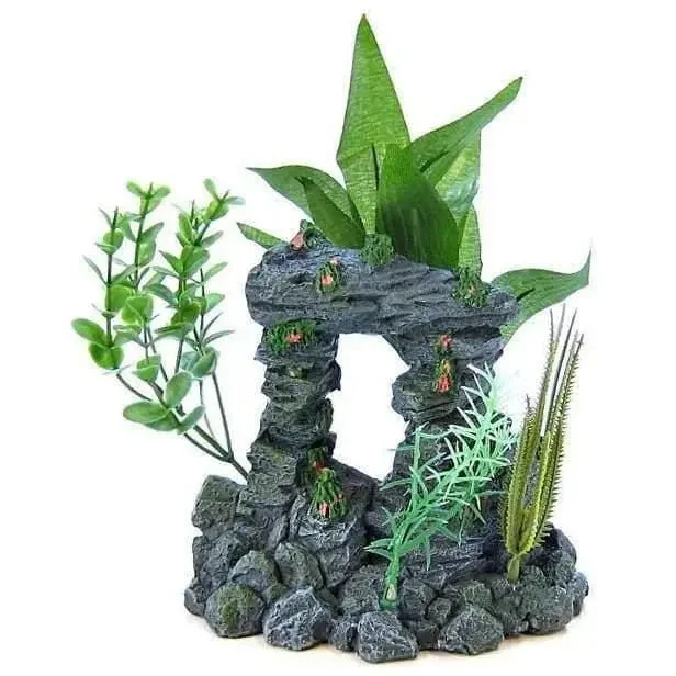 - Pet fence foldable indoorBlue Ribbon Exotic Environments Rock Arch With Plants Medium - Pet fence foldable indoorBlue Ribbon Exotic Environments Rock Arch With Plants Medium