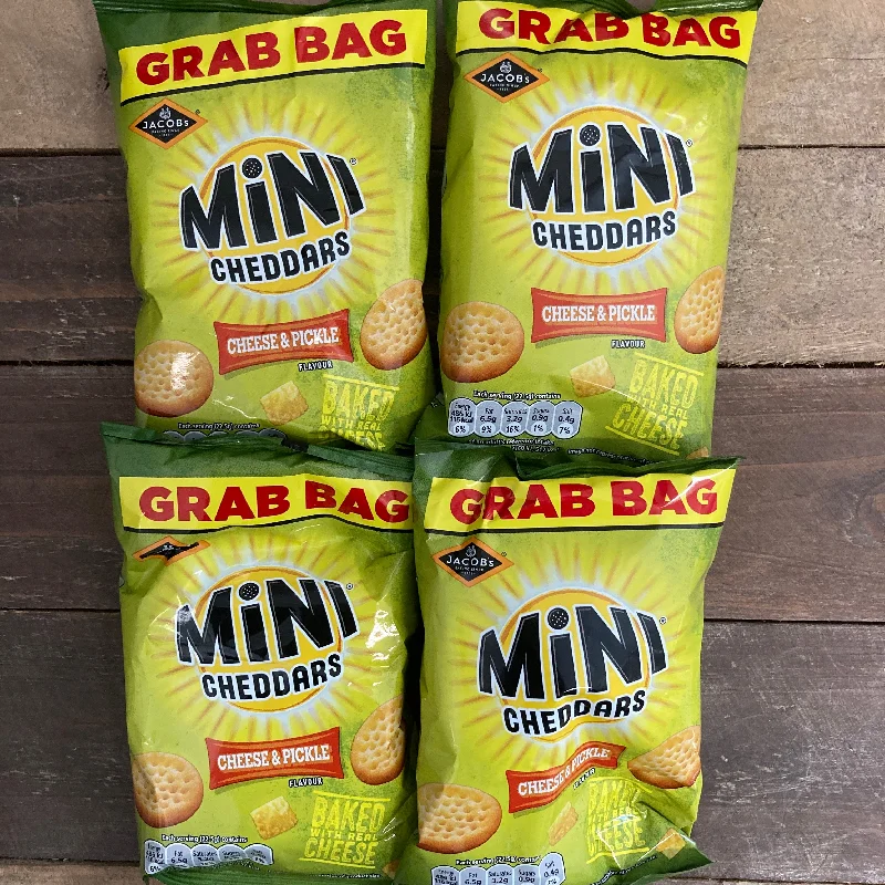 - Pet vitamin complex nutrition tablets6x Jacob's Mini Cheddars Cheese & Pickle Grab Bags (6x45g) - Pet vitamin complex nutrition tablets6x Jacob's Mini Cheddars Cheese & Pickle Grab Bags (6x45g)