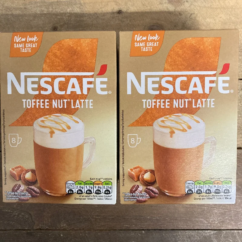 - Solid wood cat climbing frame customized16x Nescafe Toffee Nut Latte Instant Coffee Sachets (2 Boxes of 8x18.6g) - Solid wood cat climbing frame customized16x Nescafe Toffee Nut Latte Instant Coffee Sachets (2 Boxes of 8x18.6g)