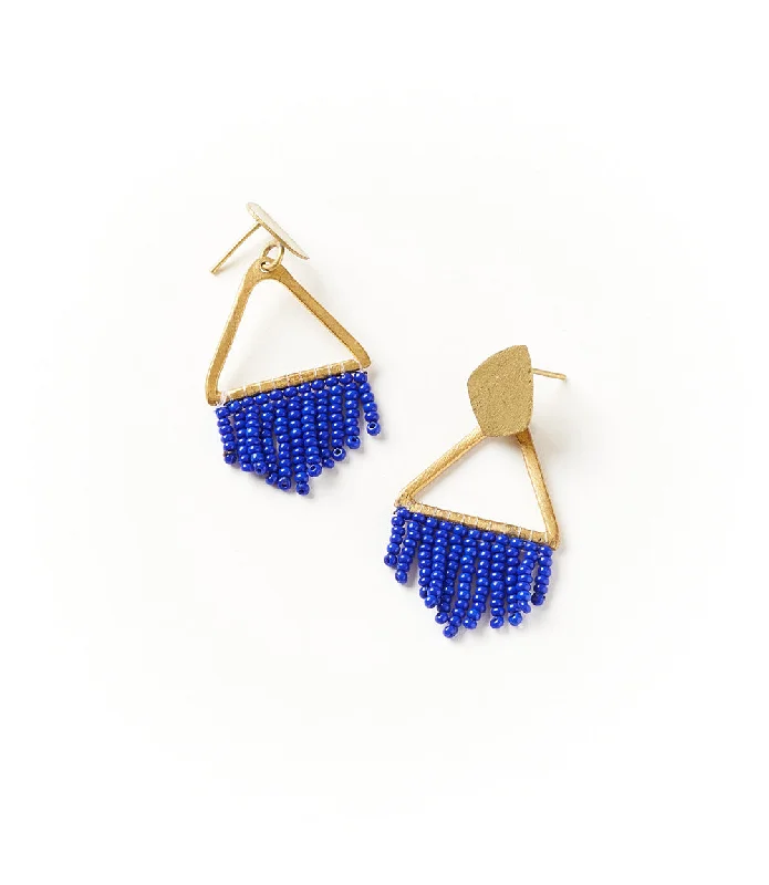 - Natural latex pet mattressKalapriya Earrings - Navy Diamond