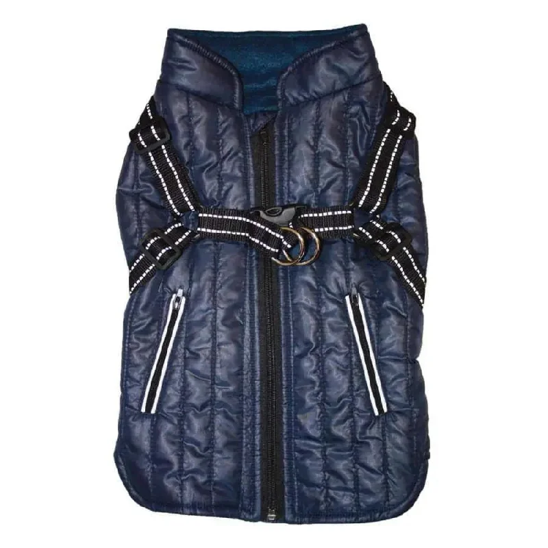 - Solid wood cat climbing frame customizedFashion Pet Harness Coat Navy