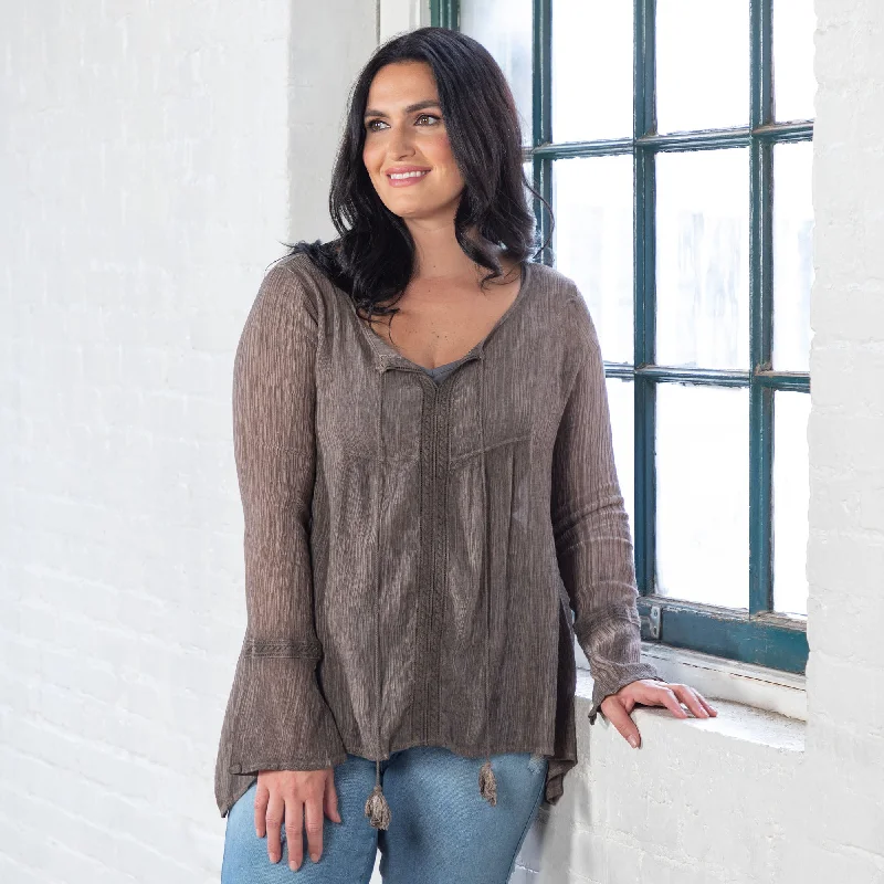  -Anti-scratch sofa protective coverAll In The Details Long Bell Sleeve Top