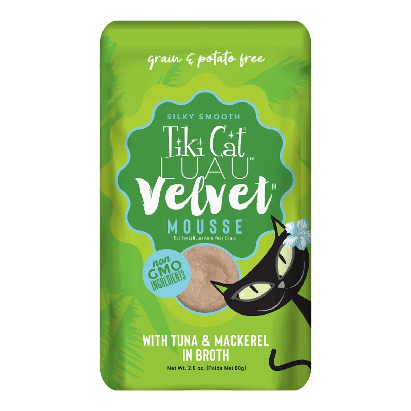  . **Ingredient-Related**  Tiki Cat Velvet Mousse Tuna & Mackerel