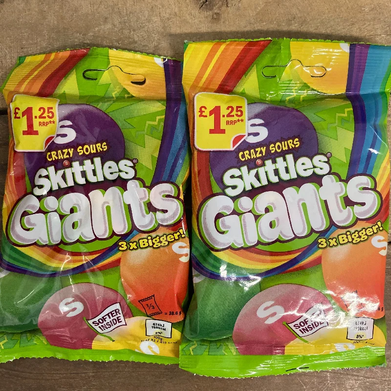 -Explosion-proof leash FOR LARGE dogs6x Skittles Crazy Sours Giants Bags (6x116g)