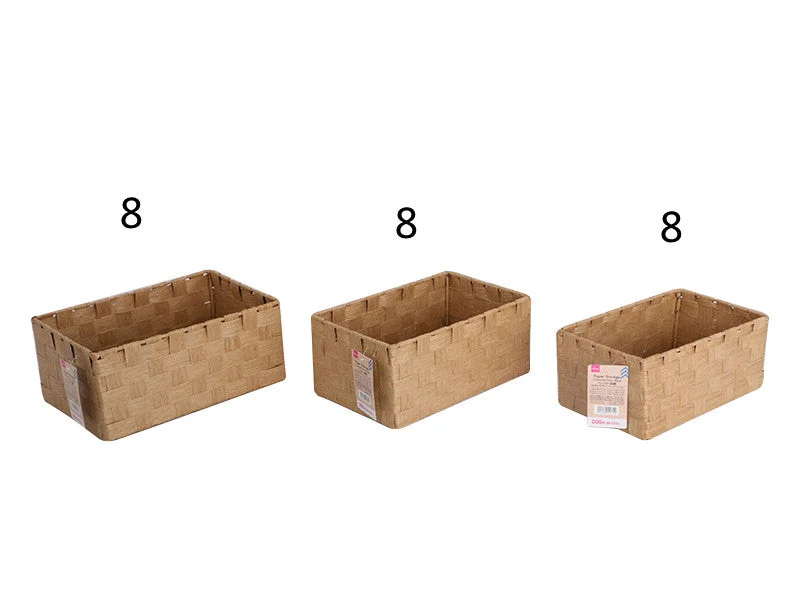 - Parrot climbing and standing wooden framePaper Storage - 3 Assorted Sizes - Beige