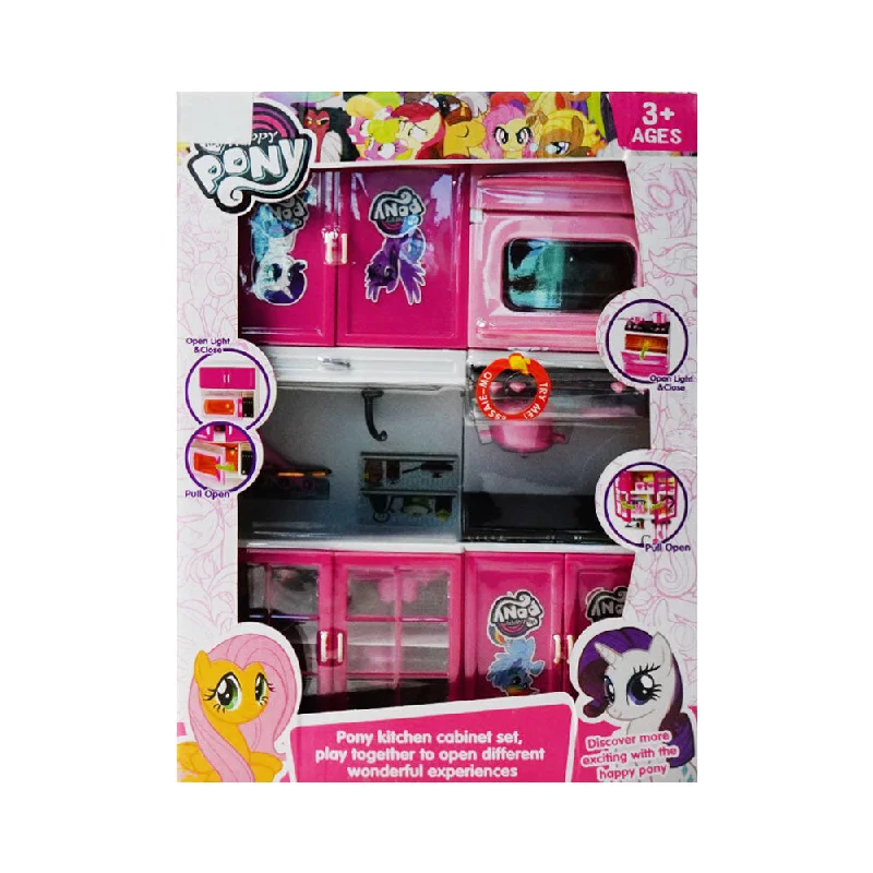 - Custom pet birthday cake8921L-2 MUSICAL PONY KITCHEN SET