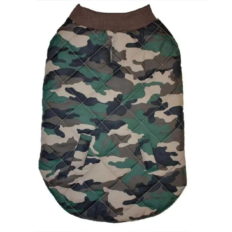 - Automatic temperature adjustment cat bedFashion Pet Camouflage Dog Jacket Camouflage