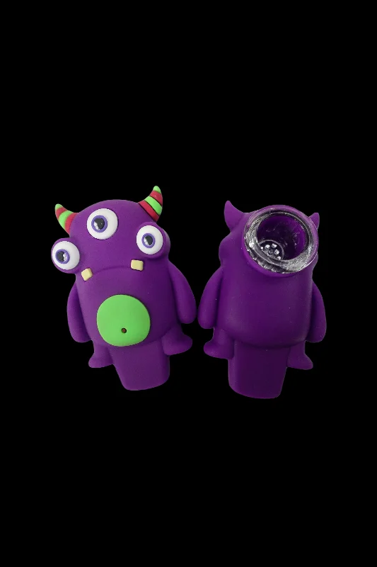 ---Cloud 8 Silicone 3 Eye Monster Hand Pipe