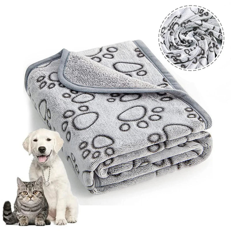 Soft Fluffy High Quality Pet Blanket Cute Cartoon Pattern Pet Mat Warm and Comfortable Blanket for Cat Dogs Soft Fluffy High Quality Pet Blanket Cute Cartoon Pattern Pet Mat Warm and Comfortable Blanket for Cat Dogs