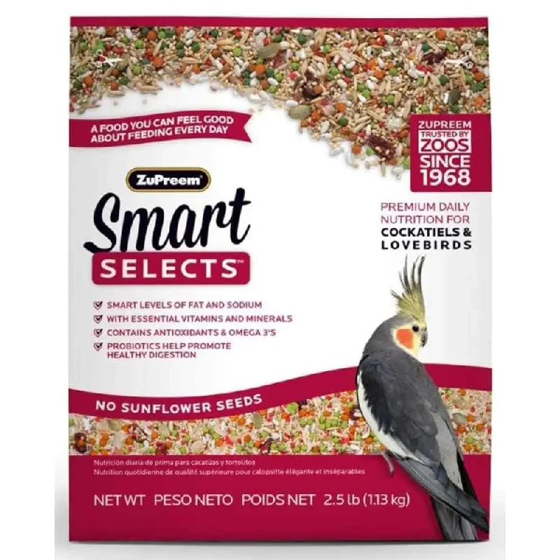 - Summer pet ice matZuPreem Smart Selects Bird Food for Cockatiels and Lovebirds 2.5 lb - Summer pet ice matZuPreem Smart Selects Bird Food for Cockatiels and Lovebirds 2.5 lb
