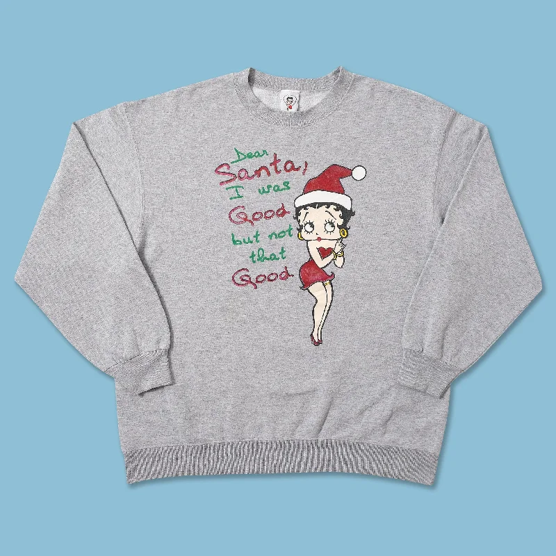  -Explosion-proof leash FOR LARGE dogsVintage Betty Boob Christmas Sweater Large