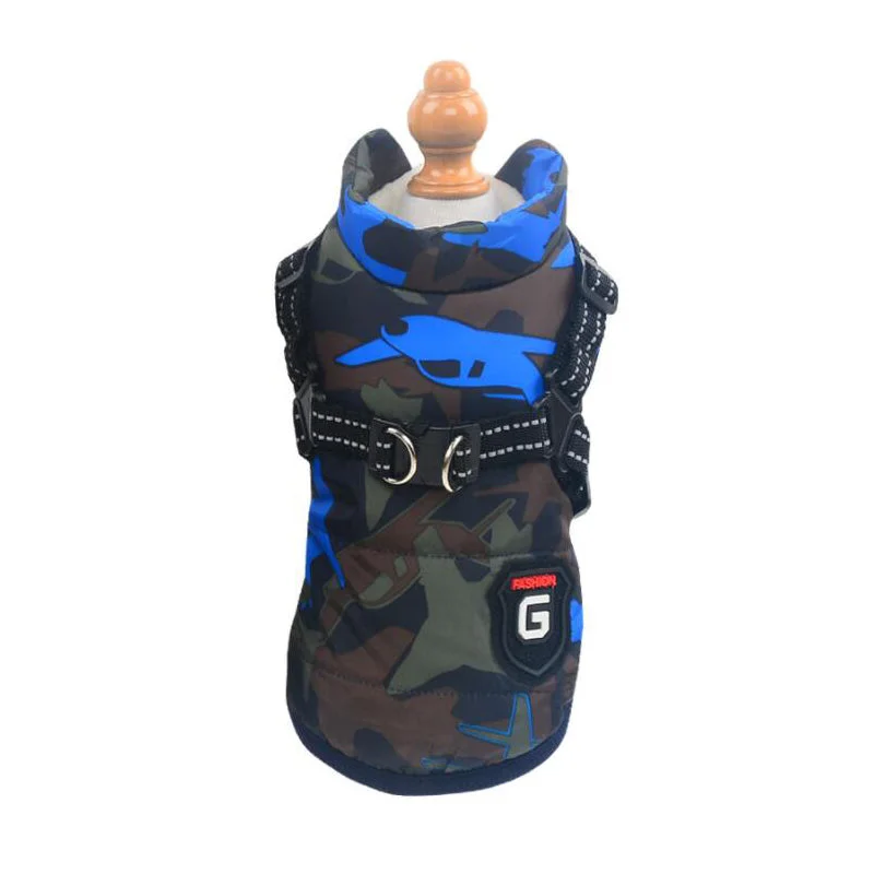 Camouflage blue