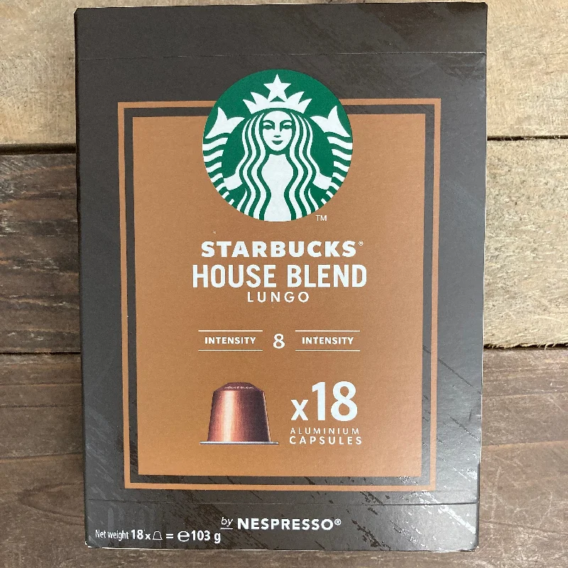 - Teething and chewing toys for puppies18x Starbucks House Blend Lungo Coffee Nespresso Pods (1 Pack of 18 Pods)