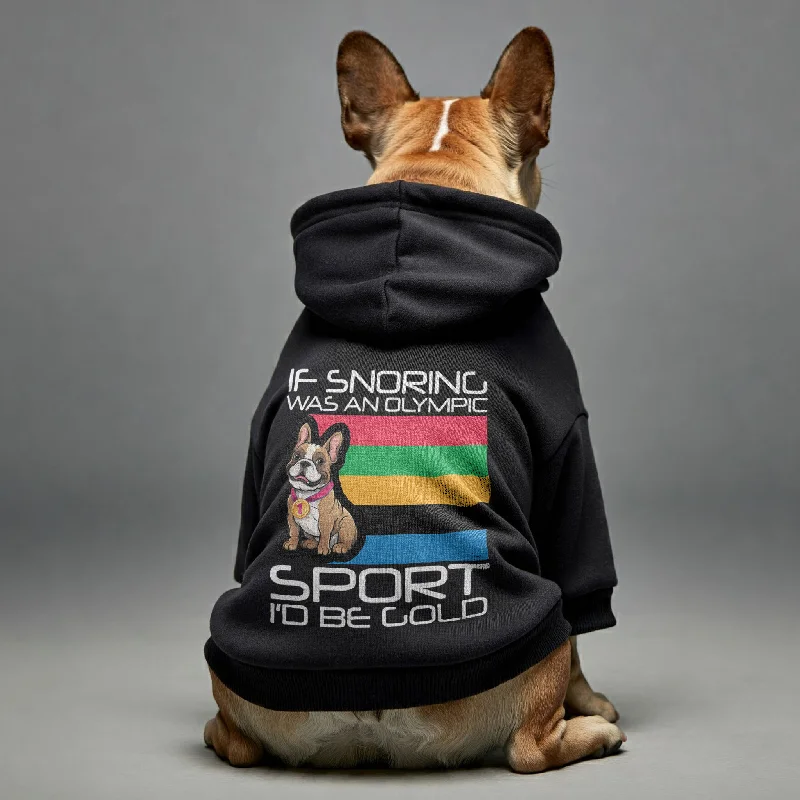 If snoring was an Olympic sport, I’d be gold - Personalized French Bulldog Hoodies with Funny Quotes – Stylish, Cozy, and Premium 100% Cotton If snoring was an Olympic sport, I’d be gold - Personalized French Bulldog Hoodies with Funny Quotes – Stylish, Cozy, and Premium 100% Cotton