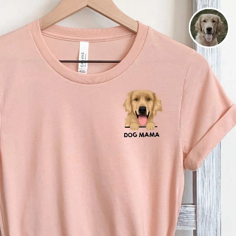 Custom DOG MAMA Dog DAD Personalized T-shirt