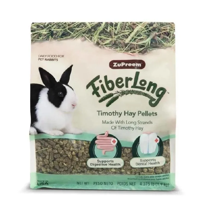 ---ZuPreem FiberLong Timothy Hay Pellets Rabbit Dry Food 4.375 lb