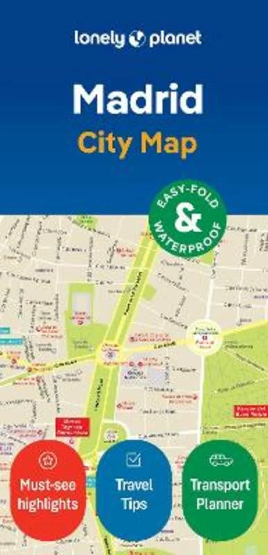  -Non-contact cat thermometerLonely Planet Madrid City Map