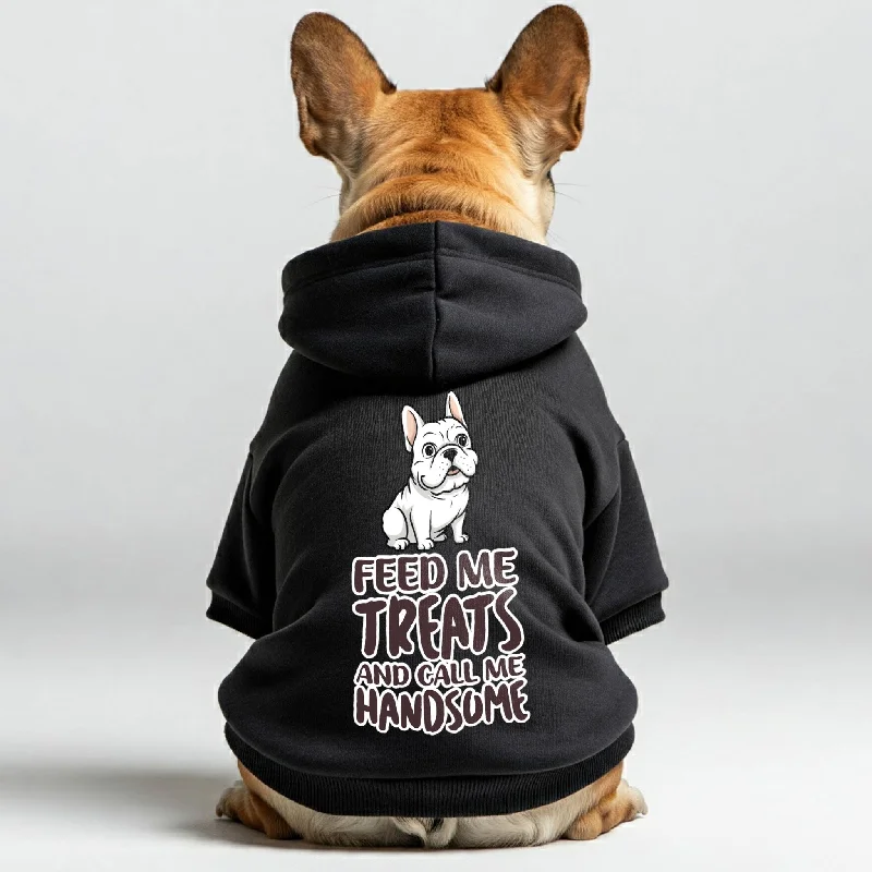 Feed me - Personalized French Bulldog Hoodies with Funny Quotes – Stylish, Cozy, and Premium 100% Cotton Feed me - Personalized French Bulldog Hoodies with Funny Quotes – Stylish, Cozy, and Premium 100% Cotton