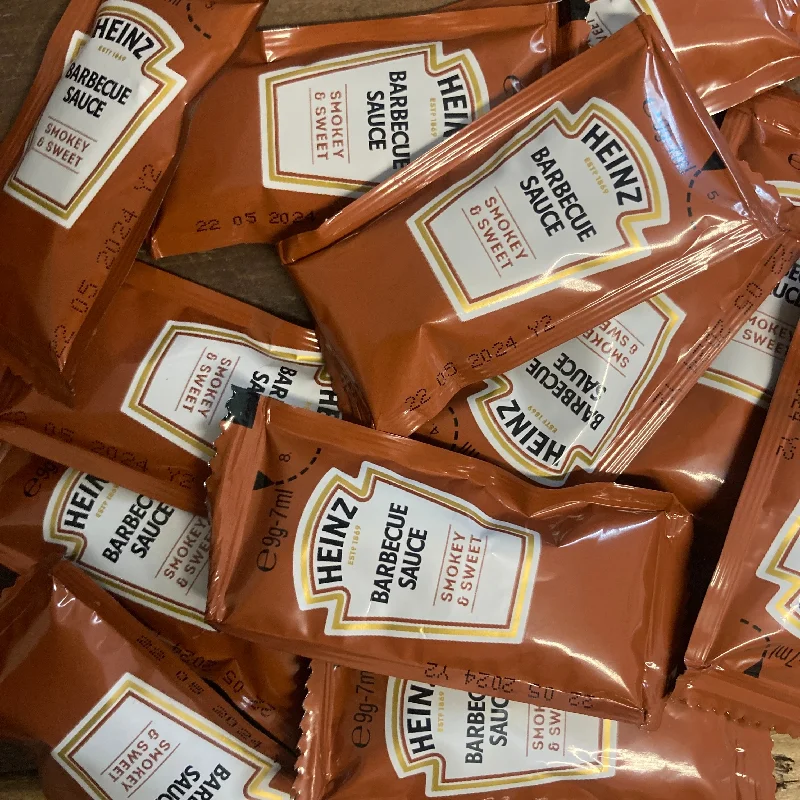 - Deodorizing cat litter tofu litter50x Heinz Classic Barbecue Sauce Sachets (50x7ml)