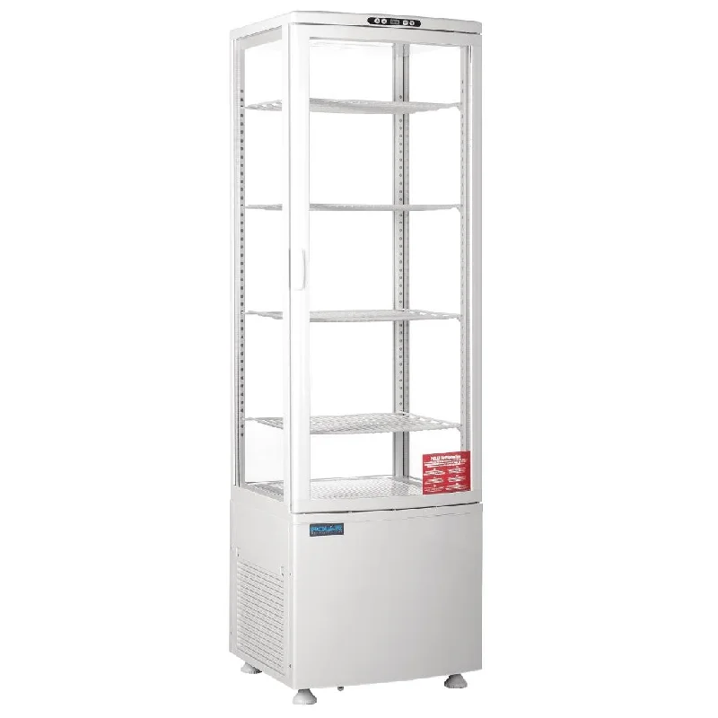 - ​​Pet toys under    yuanPolar C-Series Energy Efficient Curved Door Display Fridge White - 235Ltr