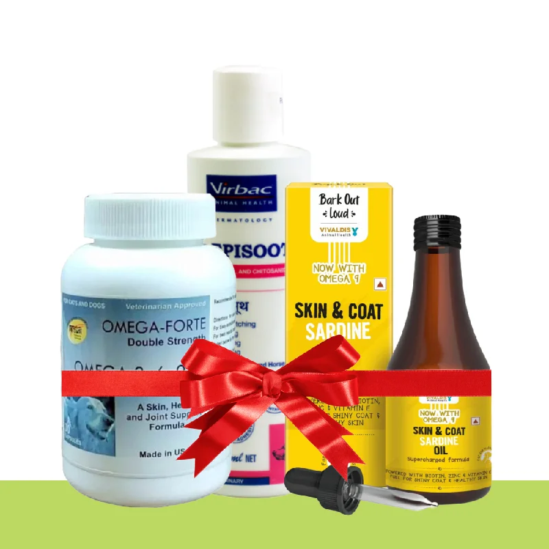 - ​​Christmas pet Christmas clothingSkin care Combo Superkit