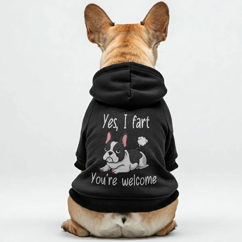 Yes, I fart. You’re welcome - Personalized French Bulldog Hoodies with Funny Quotes – Stylish, Cozy, and Premium 100% Cotton Yes, I fart. You’re welcome - Personalized French Bulldog Hoodies with Funny Quotes – Stylish, Cozy, and Premium 100% Cotton