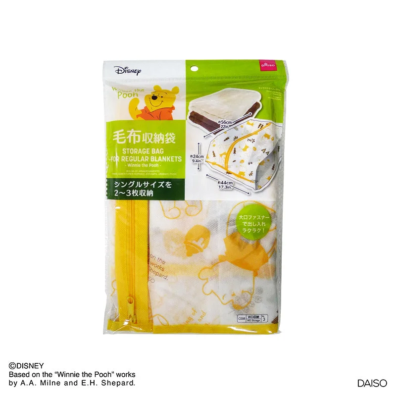  -Splash-proof food bowl AND Anti-choking slow food bowlSTORAGE BAG -FOR REGULAR BLANKETS - Winnie the Pooh -