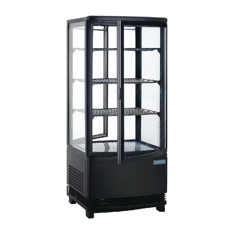 - Automatic induction pet water dispenserPolar C-Series Energy Efficient Curved Door Display Fridge Black - 86Ltr