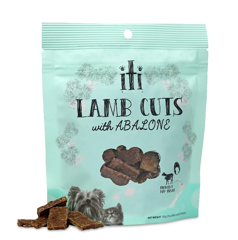    - Natural ingredient cat food  iti Dog Treat Lamb Cuts & Abalone