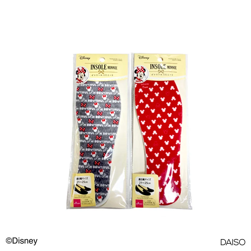 ---WD Insole -Minnie - 21cm to 25cm - 8.3in to 9.8in-