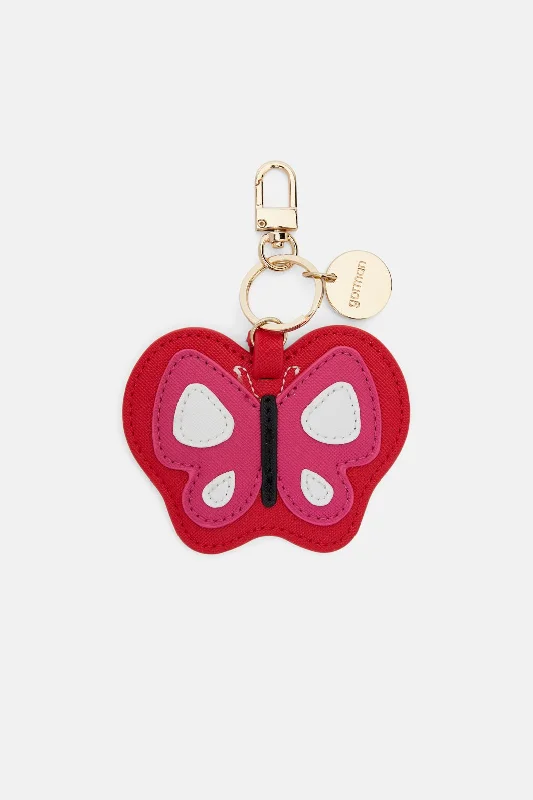 - Organic cotton dog bibsPink Butterfly Key Ring