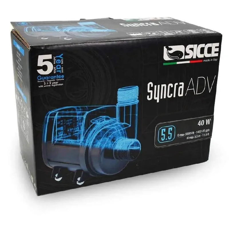 - Car dog seat beltSicce SYNCRA ADV 5.5 Return Pump - 1450 GPH 1ea