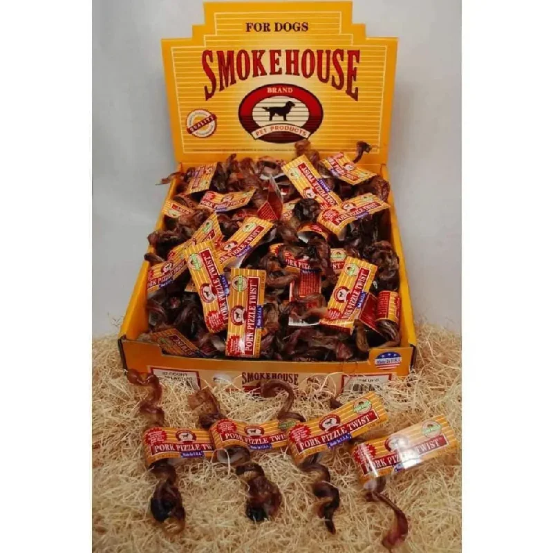 - Natural latex pet mattressSmokehouse Porky USA Made Pizzle Twists Dog Chew Shelf Display Box 100ea/100 ct - Natural latex pet mattressSmokehouse Porky USA Made Pizzle Twists Dog Chew Shelf Display Box 100ea/100 ct