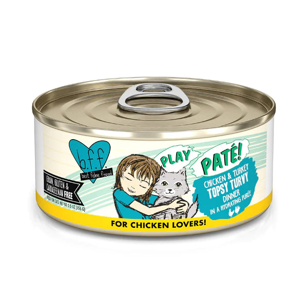    - Recommended online stores for cat food  BFF Play Chicken & Turkey Topsy Turvy
