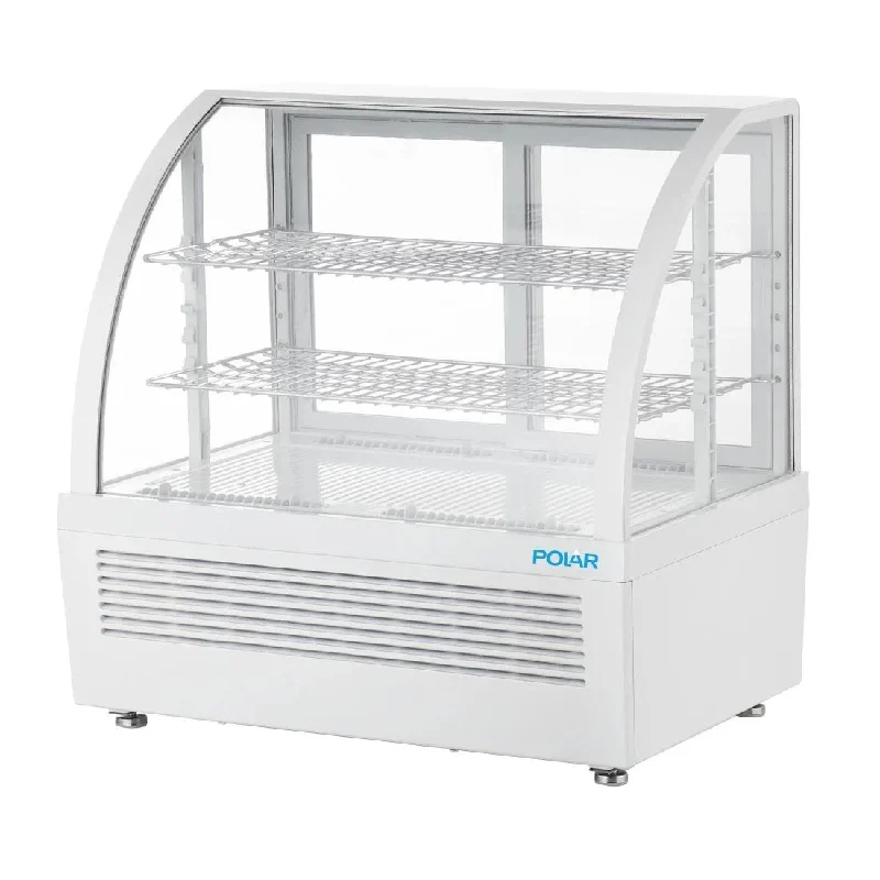 - Remote interactive pet feederPolar C-Series Countertop Display Fridge White - 100Ltr