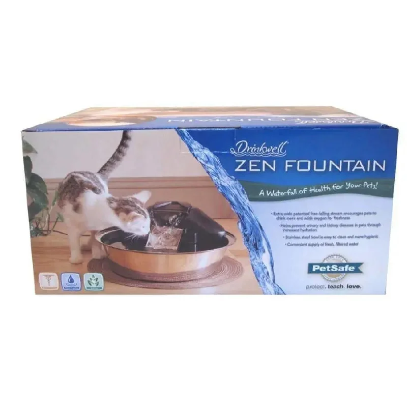 - Postoperative pet anti-licking Elizabethan collarDrinkwell Zen Stainless Steel Fountain Silver - Postoperative pet anti-licking Elizabethan collarDrinkwell Zen Stainless Steel Fountain Silver